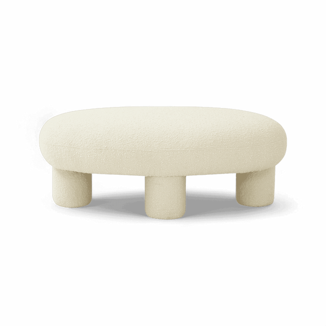 Zest Boucle Ottoman