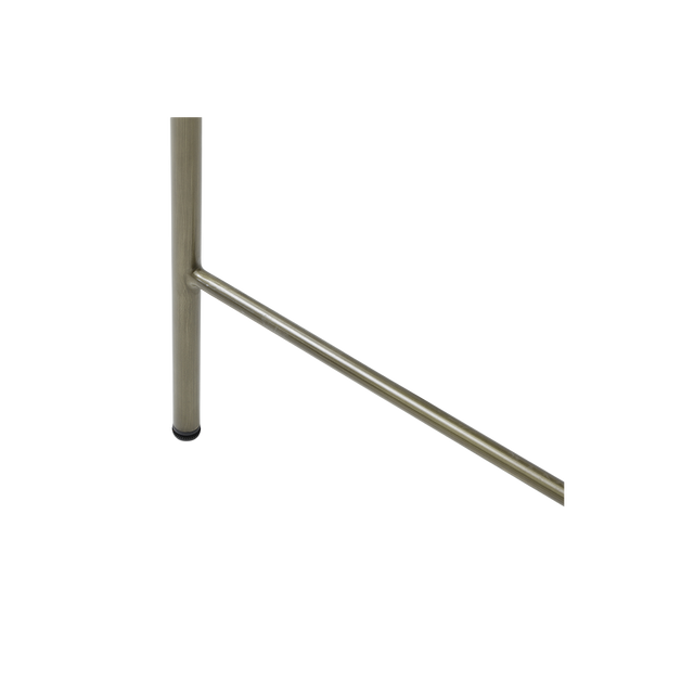 Oxford Counter Stool Mocha & Brass Frame