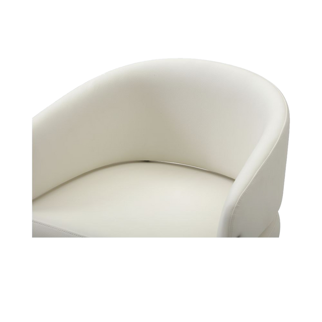 Oxford Counter Stool Off White Vegan Leather
