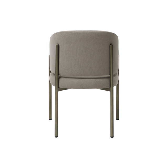 Oxford Dining Chair Mocha & Brass Frame