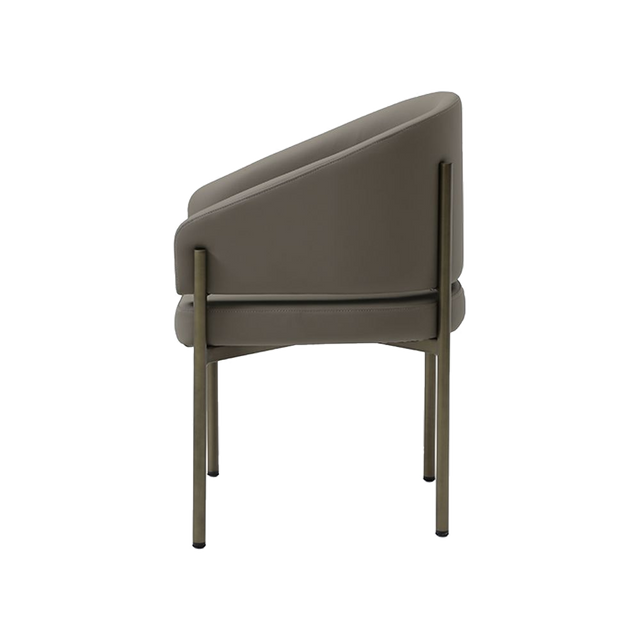 Oxford Dining Chair Mocha Vegan Leather