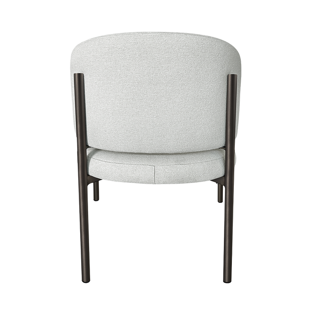 Oxford Outdoor Dining Chair Off White & Bronze Frame