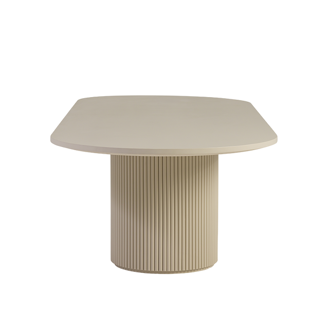 Oxford Rectangular XL Dining Table Alabaster