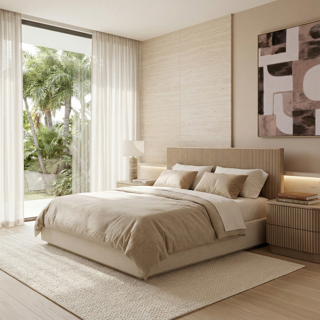 Oxford Bed Greige Oak