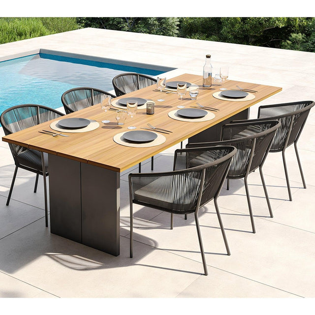 Pahani Outdoor Dining Chair Dark Gray