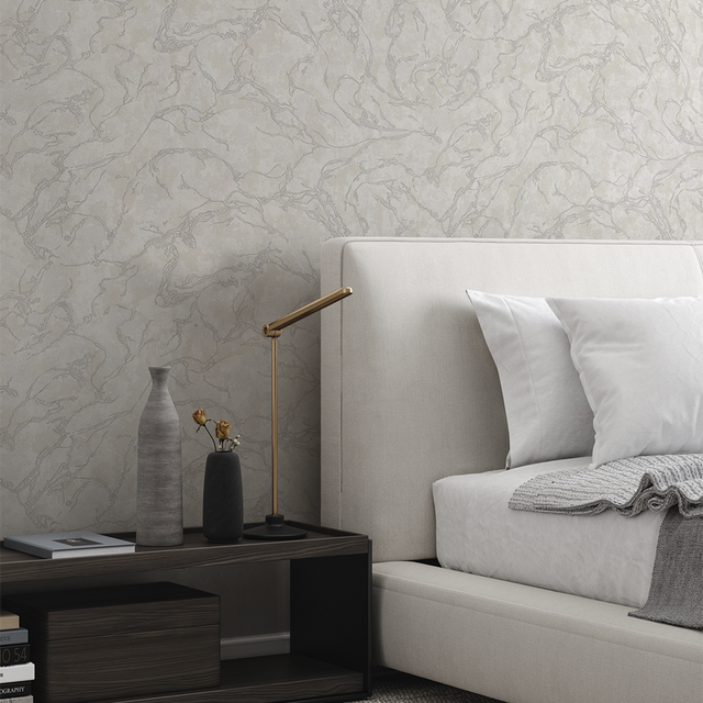 Palazzo Wallpaper White Marble
