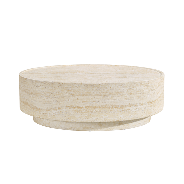 Pietra Oval Coffee Table Travertine