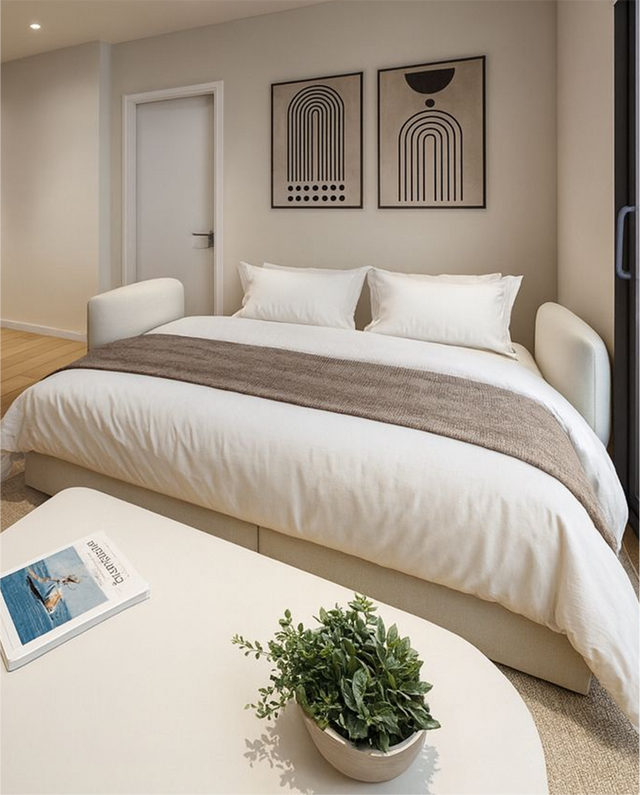 Nilo Sofa Bed Ivory Velvet