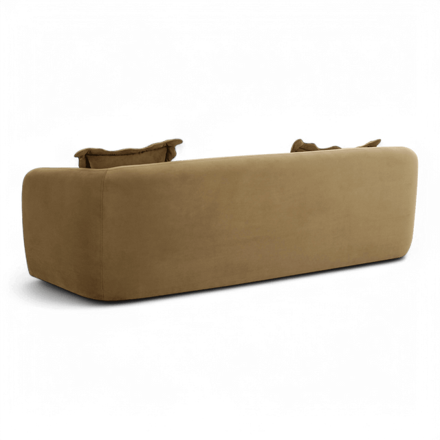 Iris Camel Velvet Sofa