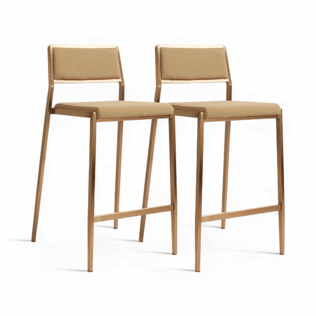 Elm Tan Stackable Stool - Set of 2
