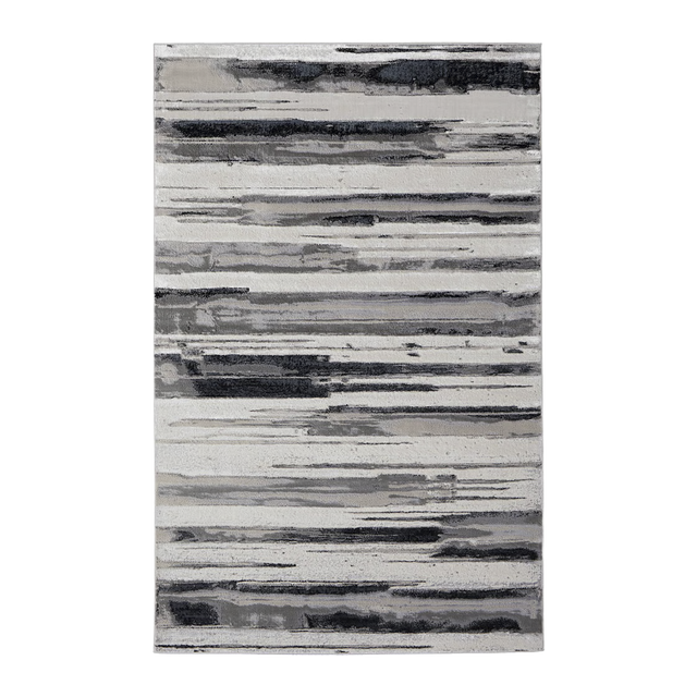 Strip Silver Rug (8