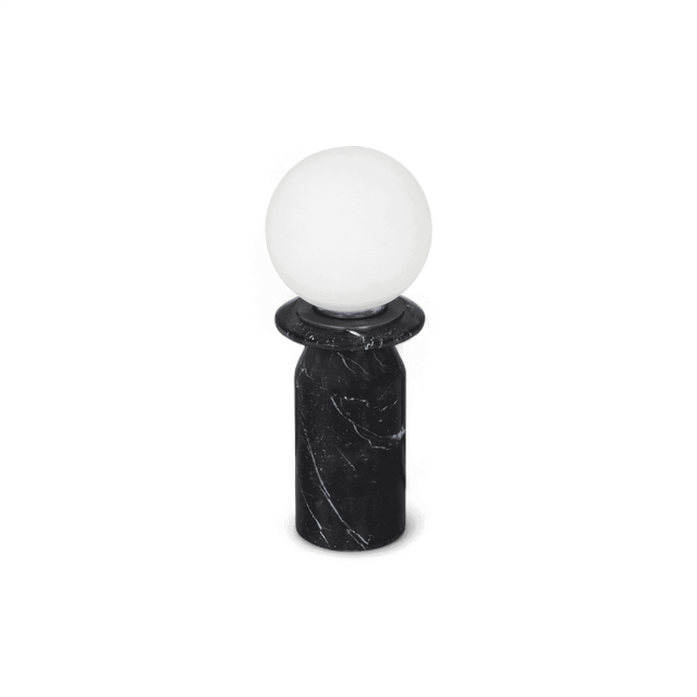 Solstice Onyx Black Marble Lamp