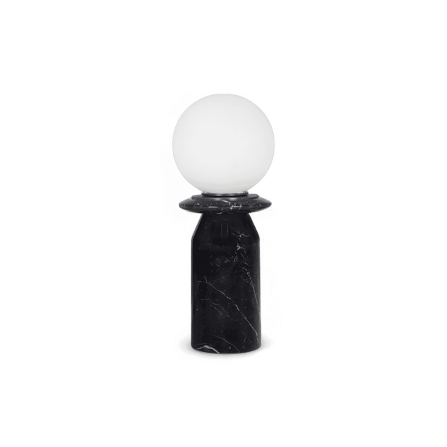 Solstice Onyx Black Marble Lamp