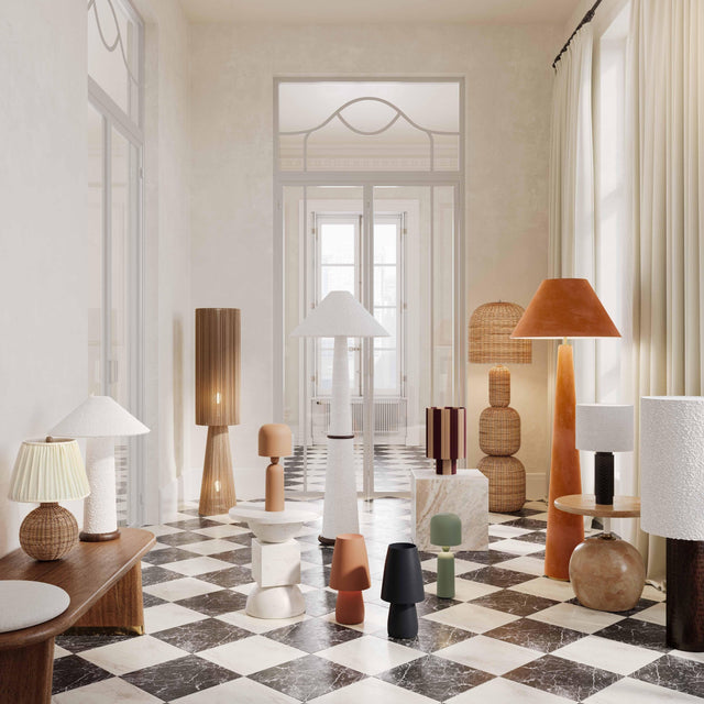 Zen Red Terracotta Table Lamp