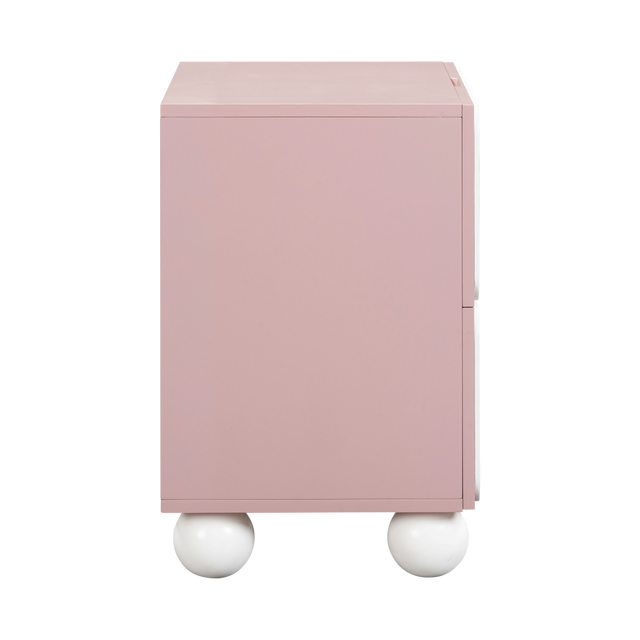 Valeria Pink Nightstand