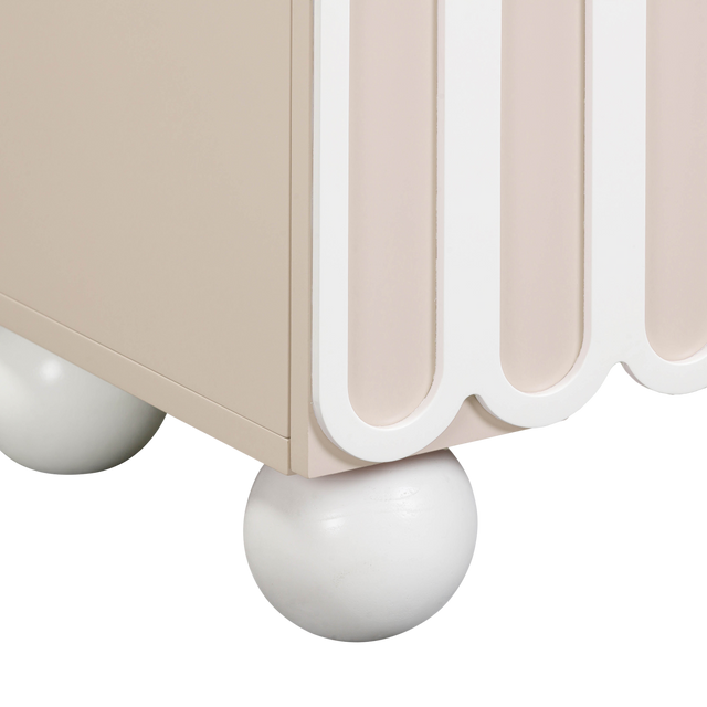 Valeria Taupe Nightstand