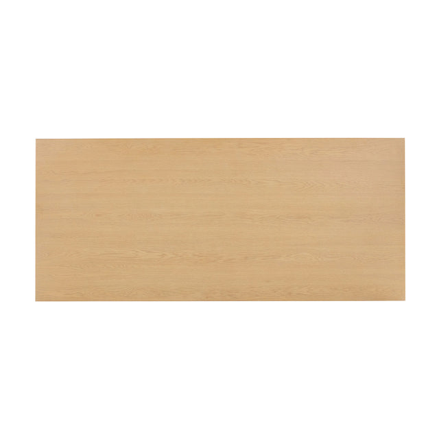 Elara Natural Oak Wood Rectangular Dining Table