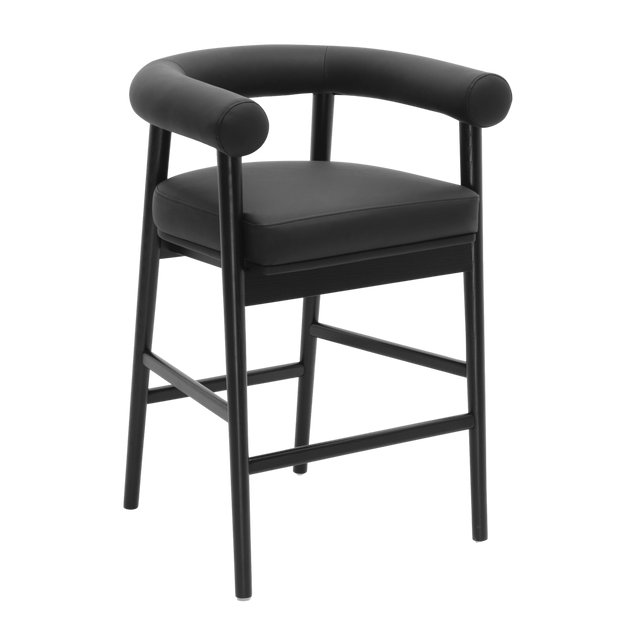 Sorrento Black Counter Stool