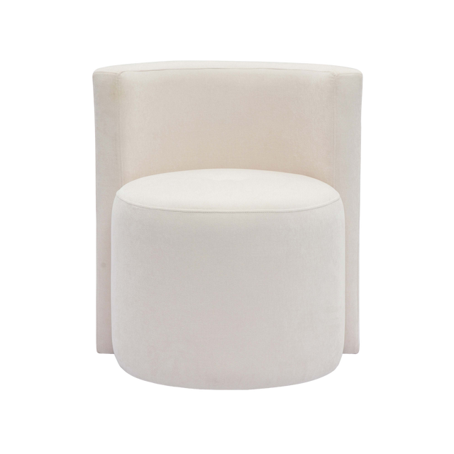 Lacey Velvet Rolling Desk Chair