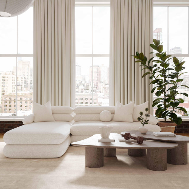 Niko Cream Boucle Modular LAF Sectional