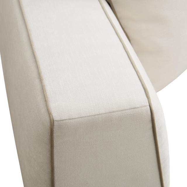 Vallora Cream Linen Sofa