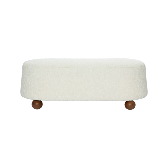 Mell Bench Cream Boucle