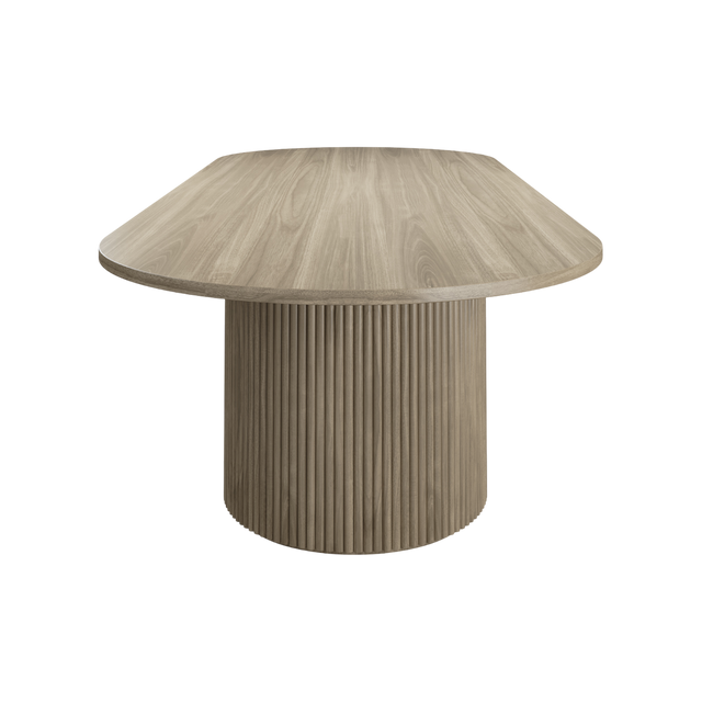 Oxford Rectangular XL Dining Table Greige Oak