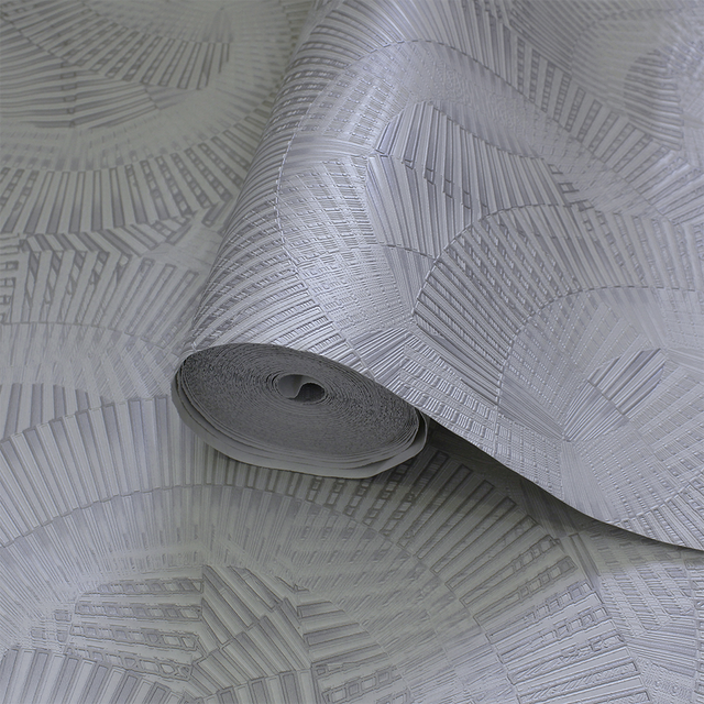 Torino Wallpaper Silver Fan