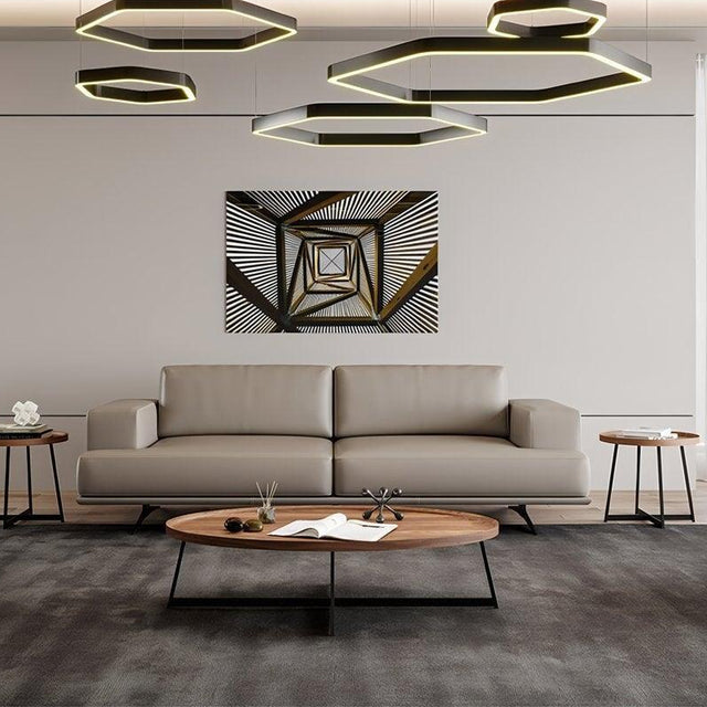 Arlo Ceiling Lamp 23" Gray