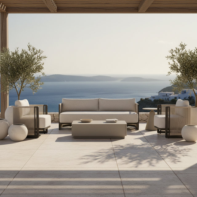Vita Outdoor Coffee Table Beige