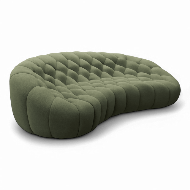 Warby 3 Seater Sofa Green