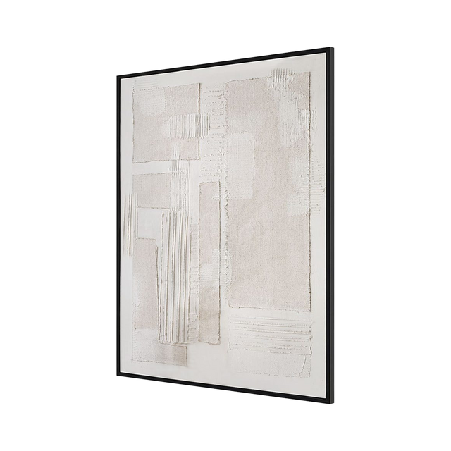 White Echo Wall Art 42" x 62"