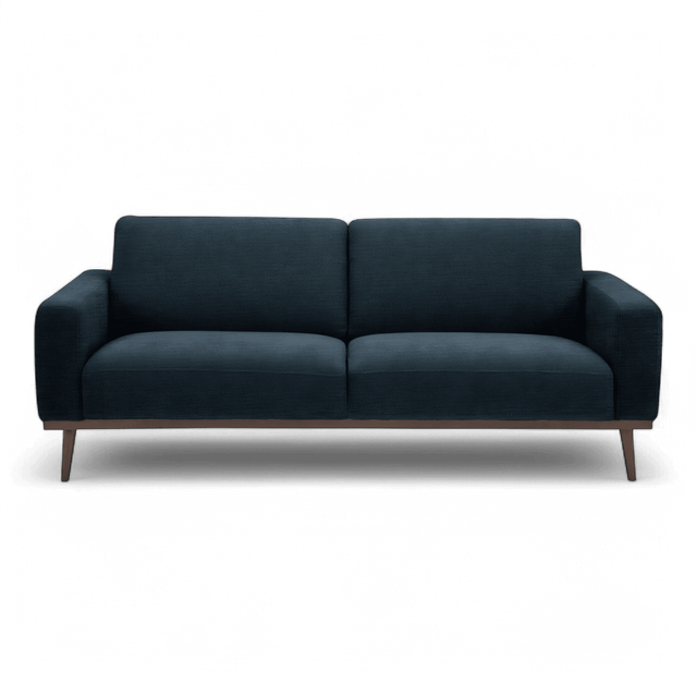 Aiden 3 Seater Sofa Dark Blue Gray