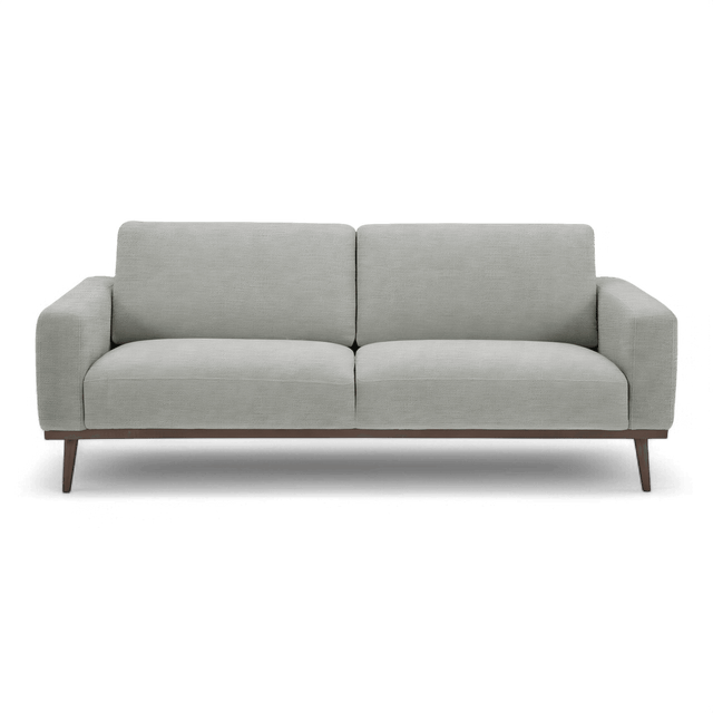 Aiden 3 Seater Sofa Light Gray