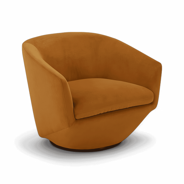 Akira Lounge Chair Dark Yellow
