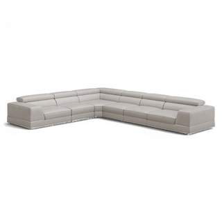 Amadeo Extended Modular Sectional Sofa Light Gray
