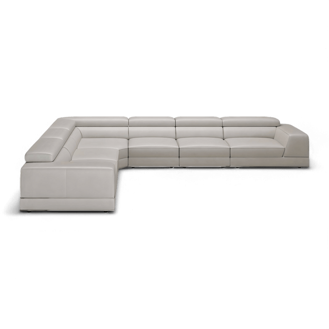 Amadeo Extended Modular Sectional Sofa Light Gray