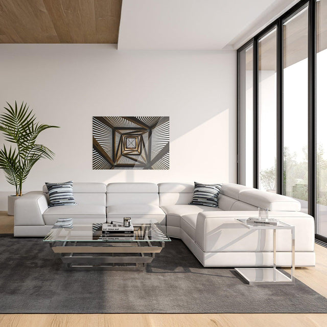 Amadeo Extended Modular Sectional Sofa White