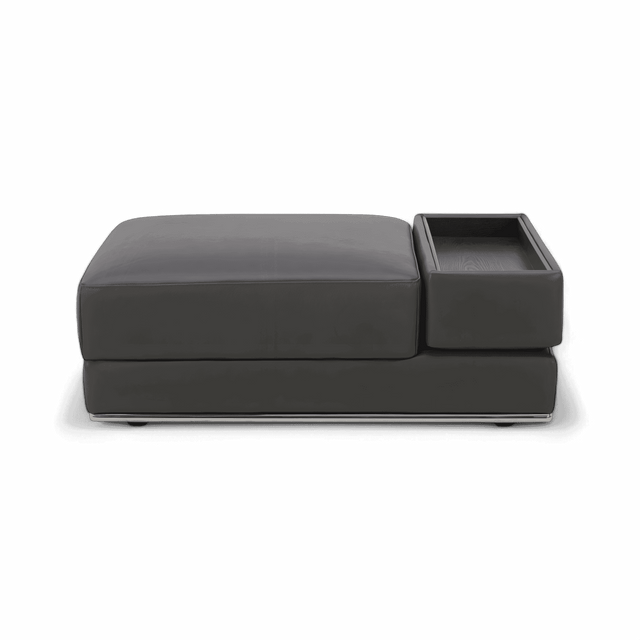 Amadeo Ottoman Elephant Gray