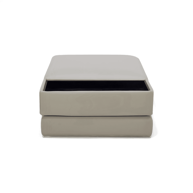Amadeo Ottoman Light Gray