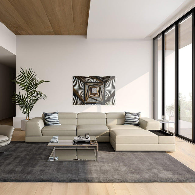 Amadeo Modular Sectional Sofa Light Gray