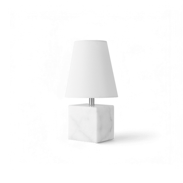 Arbor Table Lamp White & Marble