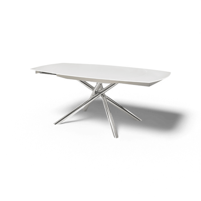 Astro Extendable Dining Table White