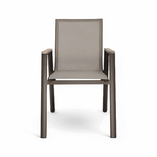 Aviana Outdoor Dining Chair Taupe