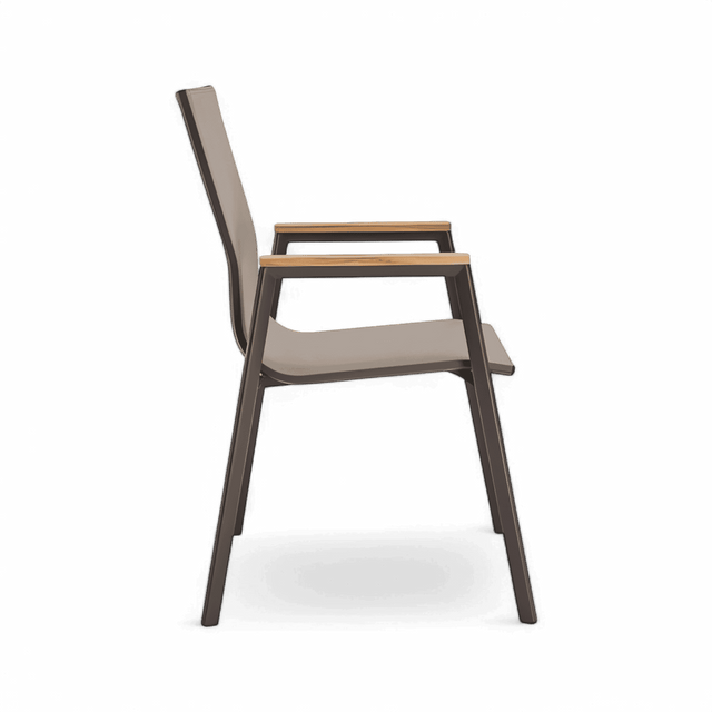 Aviana Outdoor Dining Chair Taupe