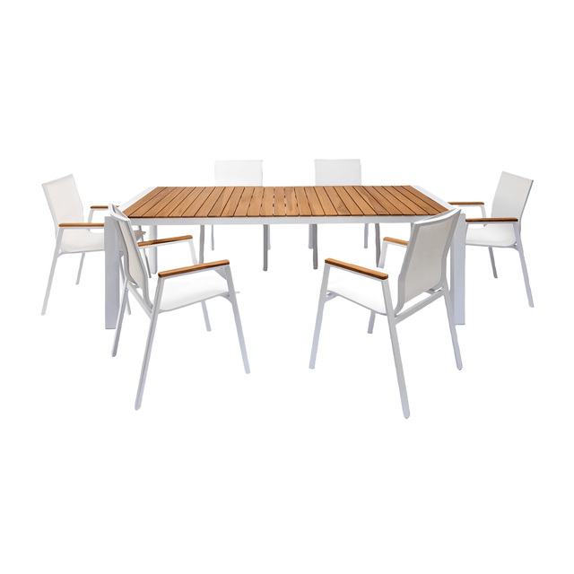 Aviana Outdoor Dining Set White