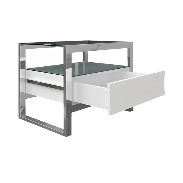 Bari Nightstand White