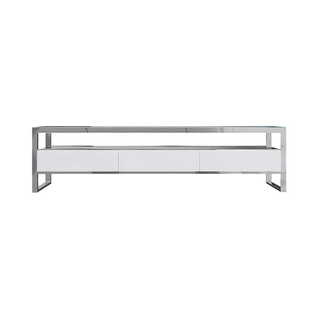 Bari TV Stand White