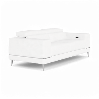 Bergamo Power Motion Sofa White