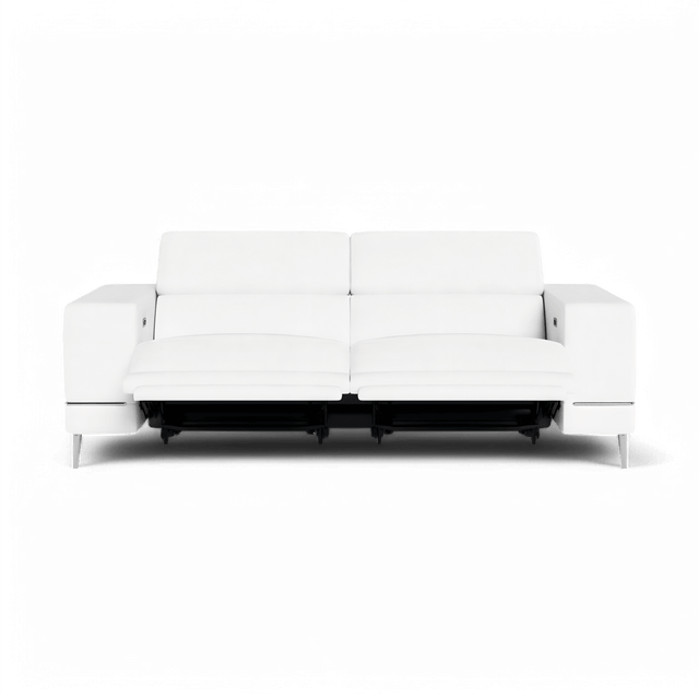 Bergamo Power Motion Sofa White